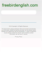 Mobile Screenshot of freebirdenglish.com
