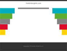 Tablet Screenshot of freebirdenglish.com